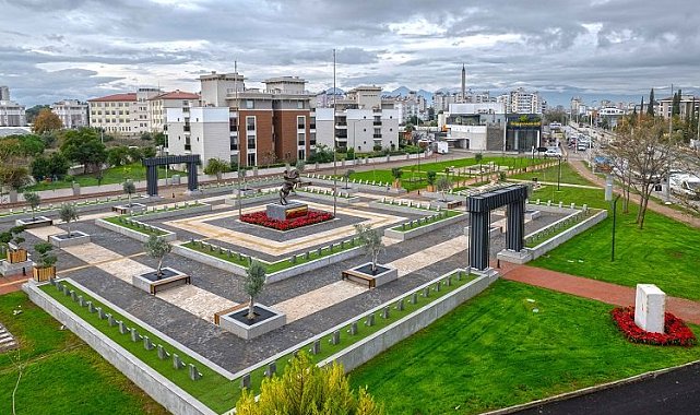 Antalya Muratpaşa'da Şehitlik Parkı açılışa hazır