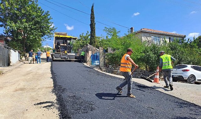 Gebze'de 2 ayda 27 bin 320 ton asfalt serildi