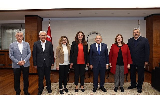 Kayseri Büyükşehir'e çifte ziyaret