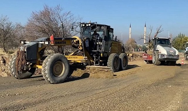 Kayseri Melikgazi'de asfalt çalışmaları tam gaz