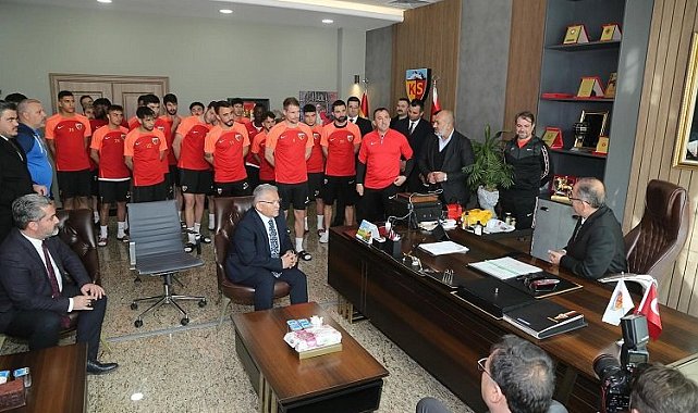 Kayseri protokolünden Kayserispor'a ziyaret
