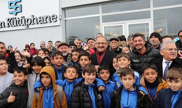 Kayseri'de Ahievran Sinan Kütüphane ve Spor Salonu açıldı