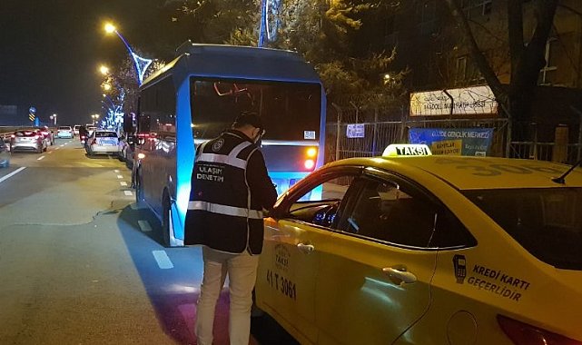 Kocaeli'de toplu taşımaya sıkı denetim