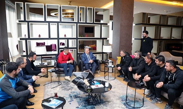 Mustafa Yalçın'dan Mondi Kayserispor'a ziyaret