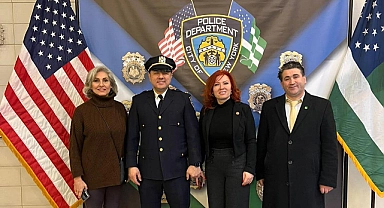Türk Amerikan Dernekleri Federasyonu polislerin terfi törenine katıldı