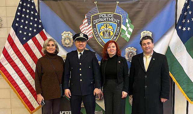 Türk Amerikan Dernekleri Federasyonu polislerin terfi törenine katıldı