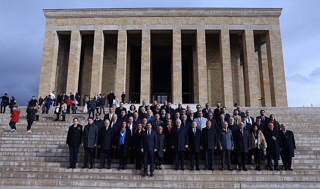 TÜRKONFED 100. Yıl Zirvesi için Anıtkabir'de