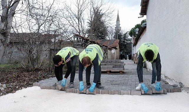 Bursa İnegöl'ün kırsalında üst yapı yatırımları sürüyor