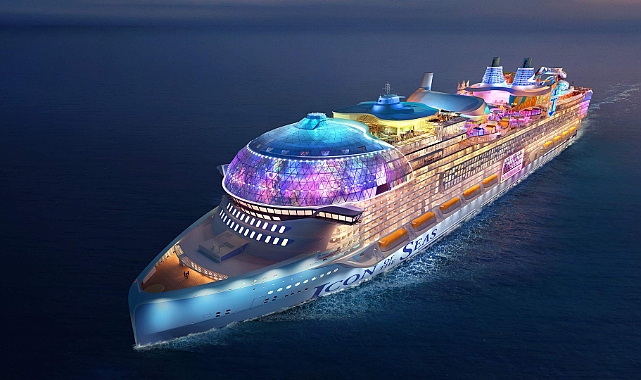 Dünyanın en büyük gemisinin yapımı tamamlandı: Icon of the Seas