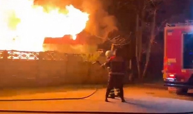 Düzce'de çıkan yangında bir kişi hayatını kaybetti 