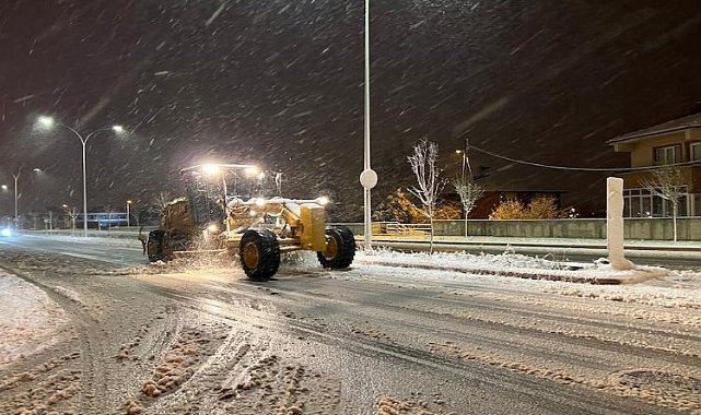 Eskişehir beyaza büründü