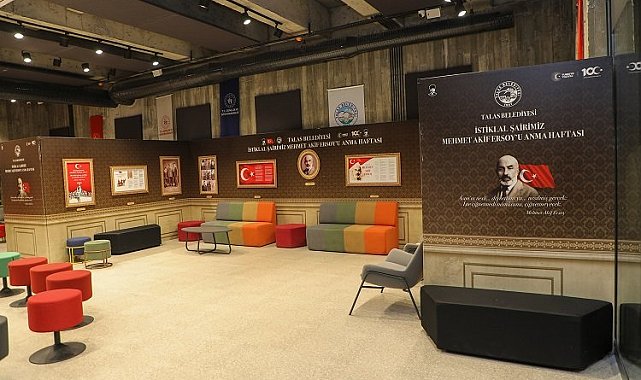 İstiklal Şairi'ne Kayseri Talas'ta sergi