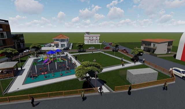 İzmit Belediyesi öz kaynaklarıyla yeni park inşa ediyor