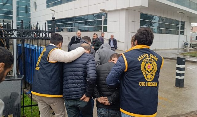Kombi hırsızlık şüphelileri adliyeye sevk edildi
