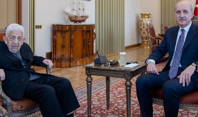 Kurtulmuş, Recai Kutan'ı TBMM'de ağırladı