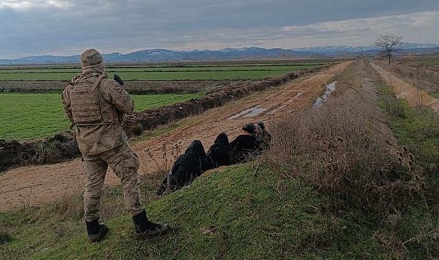 Meriç'te 21 düzensiz göçmen yakalandı