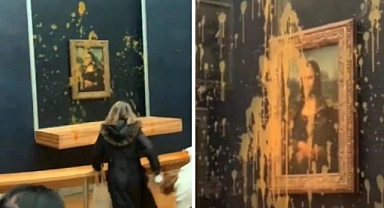 Mona Lisa'ya çorbalı saldırı