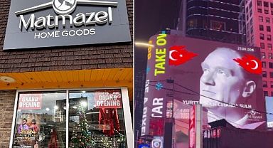 NJ'deki Matmazale Home Good'tan alkış toplayan hareket: Times Meydanı'nda 'Atatürk klibi' yayınlattı