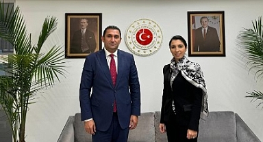 TCMB Başkanı Hafize Gaye Erkan, New York Başkonsolosu Reyhan Özgür'ü ziyaret etti