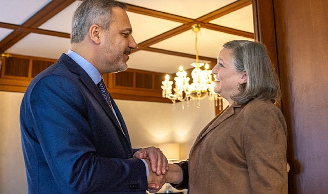 Türkiye Dışişleri Bakanı Hakan Fidan, ABD Dışişleri Bakan Yardımcısı Vekili Nuland'ı kabul etti