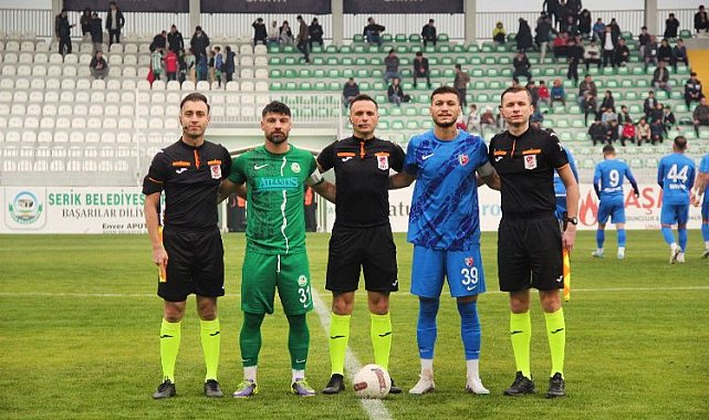 Anıl Küçükkaraca, Serik Belediyespor-Ankaraspor maçını yönetti