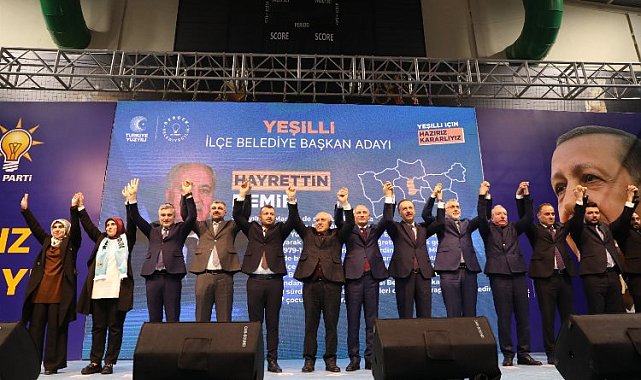 Bakanlar Mardin'de aday tanıtım programına katıldı