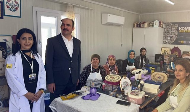 Başkan Altay depremzede vatandaşlarla buluştu