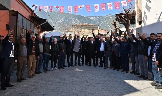 Başkan Ergün'ün Kırkağaç'ta Cumhur İttifakı ortaklarıyla buluştu