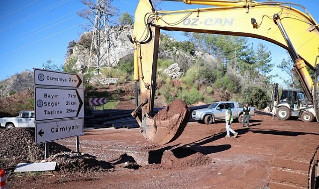 Bozburun içme suyu hattında 10 kilometre daha tamamlandı