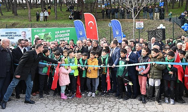 Bursa tekrar yeşile bezeniyor