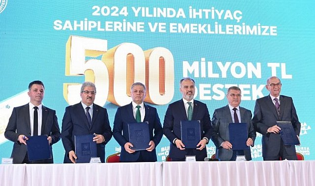 Bursa'da 50 bin haneye  75 Milyon TL destek