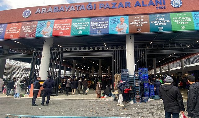 Bursa'da Arabayatağı'na modern kapalı pazar alanı