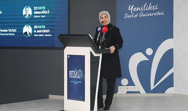   Büyükelçi Merve Kavakcı BTÜ Konuşmaları'nın konuğu oldu