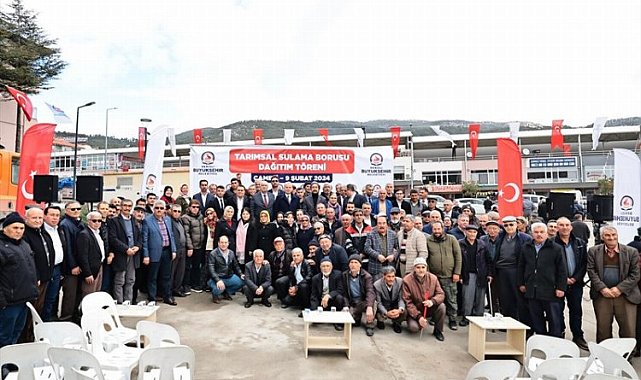 Denizli Büyükşehir'den tarımsal sulamaya dev destek