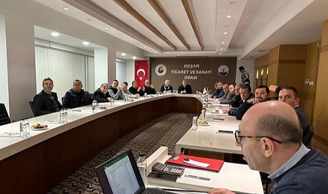 Keşan TSO Ocak ayı meclis toplantısı gerçekleştirildi