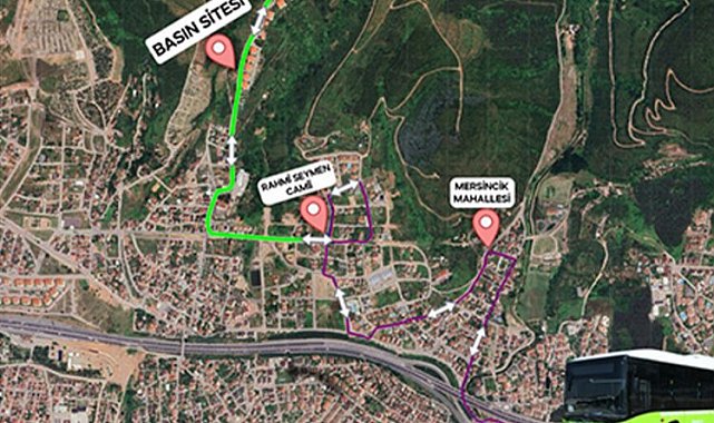 Kocaeli'de Hat 90'ın son durağı değişti