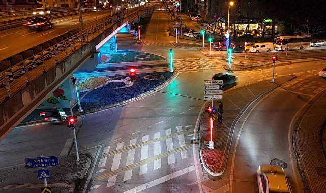 Kocaeli'de sinyalize kavşaklarda yenileme çalışması