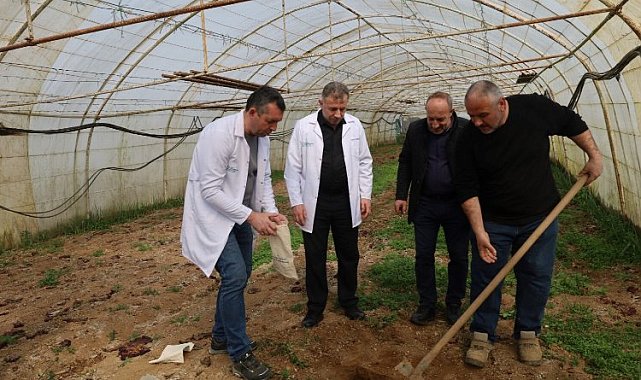 Kocaeli'de üreticiye destek devam ediyor