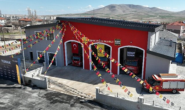 Konya Büyükşehir'den Yunak'a itfaiye merkezi