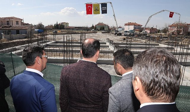Konya'nın en büyük kapalı pazaryeri için ilk temel