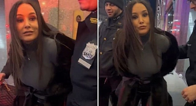 Lisa Ann, komedi şovunda gözaltına alındı: Elleri kelepçeli yaka paça dışarı çıkarıldı!