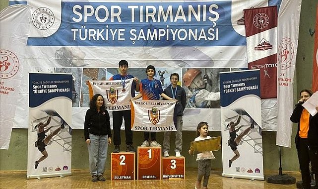 Minik sporcular İnegöl'ü gururlandırdı