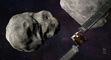 NASA'nın uzay aracı asteroide çarptı: Gökcisminin şekli değişti 