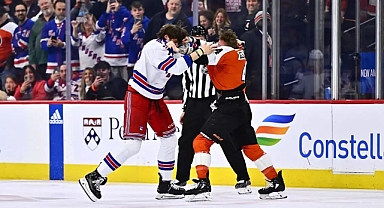 New York Rangers ve Philadelphia Flyers arasında büyük kavga