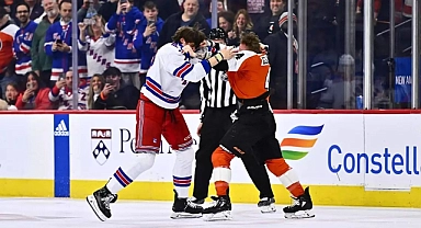 New York Rangers ve Philadelphia Flyers arasında büyük kavga
