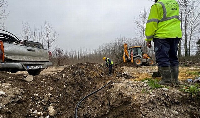 Sakarya Akyazı'da 6 bin metrelik hat yenileniyor