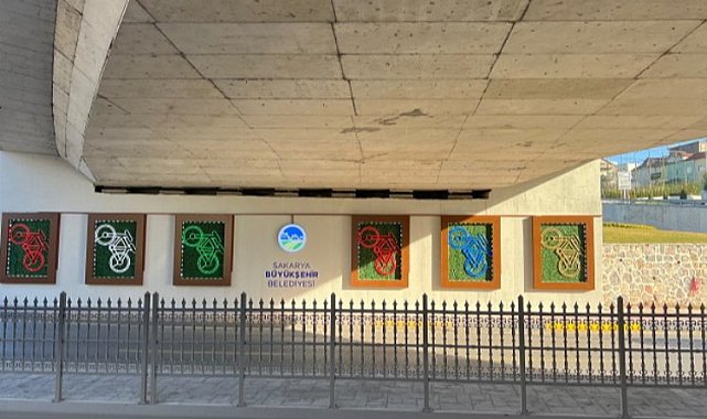 Sakarya SGK Köprülü kavşağı artık daha estetik