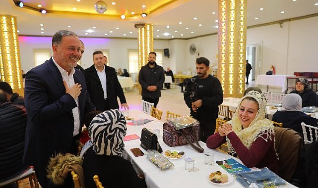 Tatlıdede, muhtar ve şehit aileleriyle bir araya geldi
