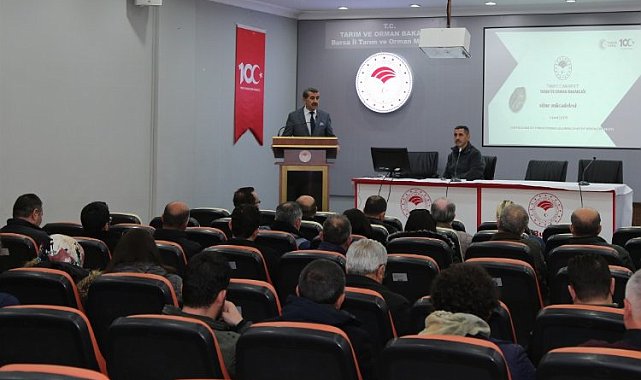 Bursa'da süne zararlısıyla mücadele eğitimi