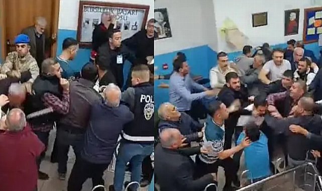 Elazığ'da seçim gerginliği! Sopa ve yumruklar havada uçuştu!